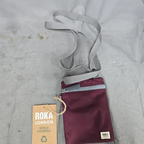 ROKA LONDON Recycled Nylon Crossbody Bag – Plum