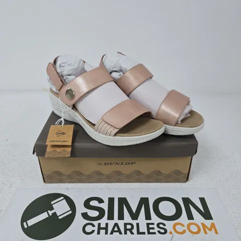 DUNLOP SELINA DLP170 DUSKY PINK SANDALS β UK 8