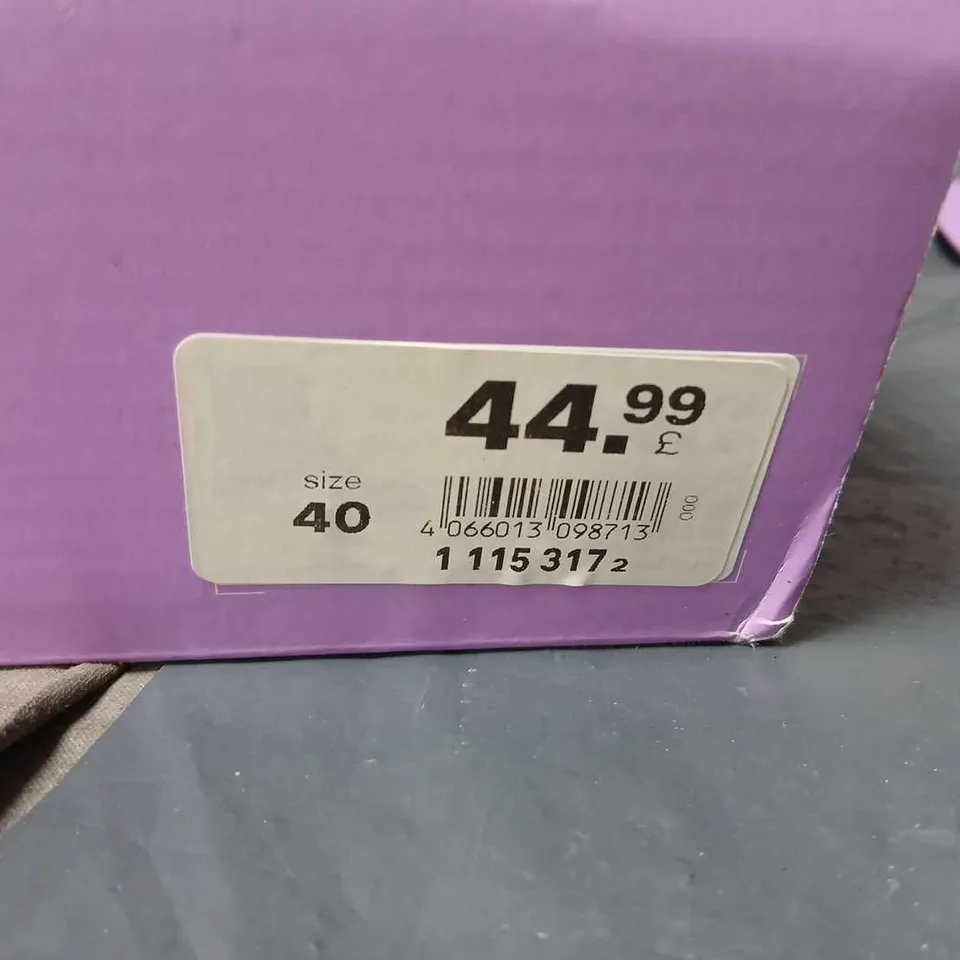 GRACELAND WOMEN'S BLACK KNEE-HIGH BOOT, UK 7 (EU 40) – BUCKLE DETAIL