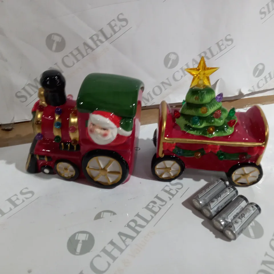 CERAMIC ILLUMINATED TRAIN