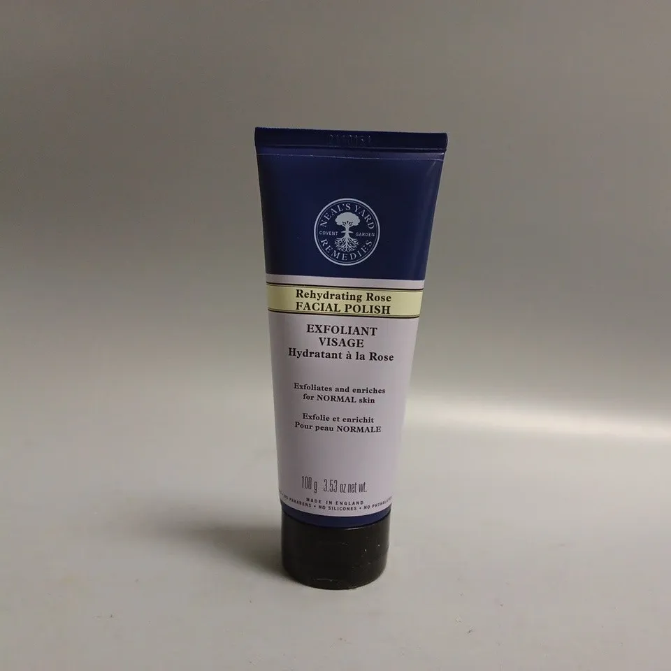 6 X NEAL'S YARD REMEDIES REHYDRATING ROSE FACIAL POLISH 100g