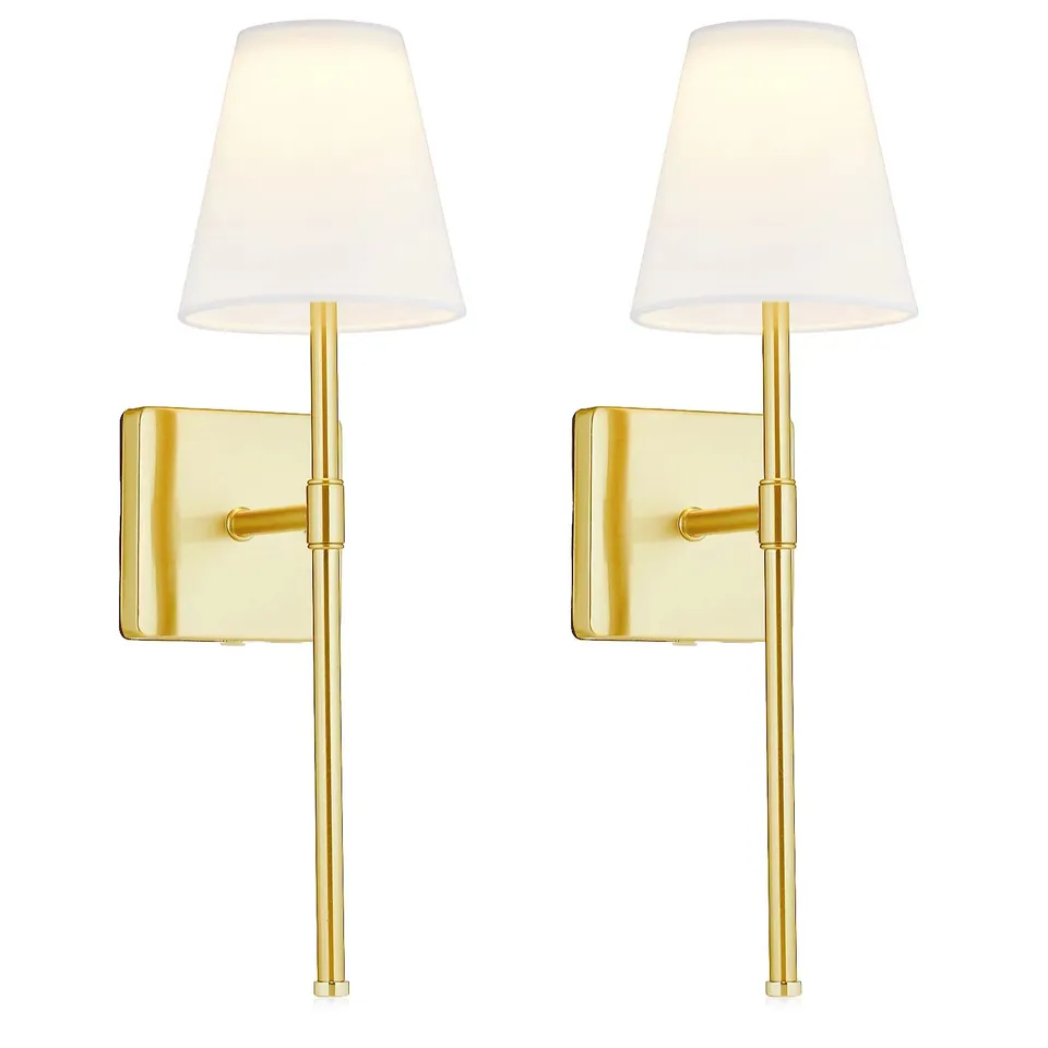 OUTLET BELL & HOWELL SET OF 2 RECHARGEABLE WALL LIGHT SCONCES