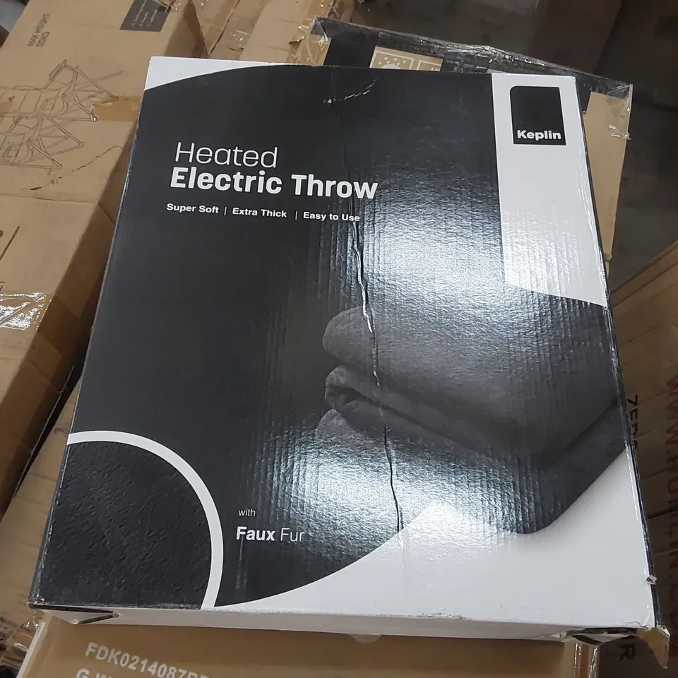 BOXED KEPLIN ELECTRIC HEATED THROW