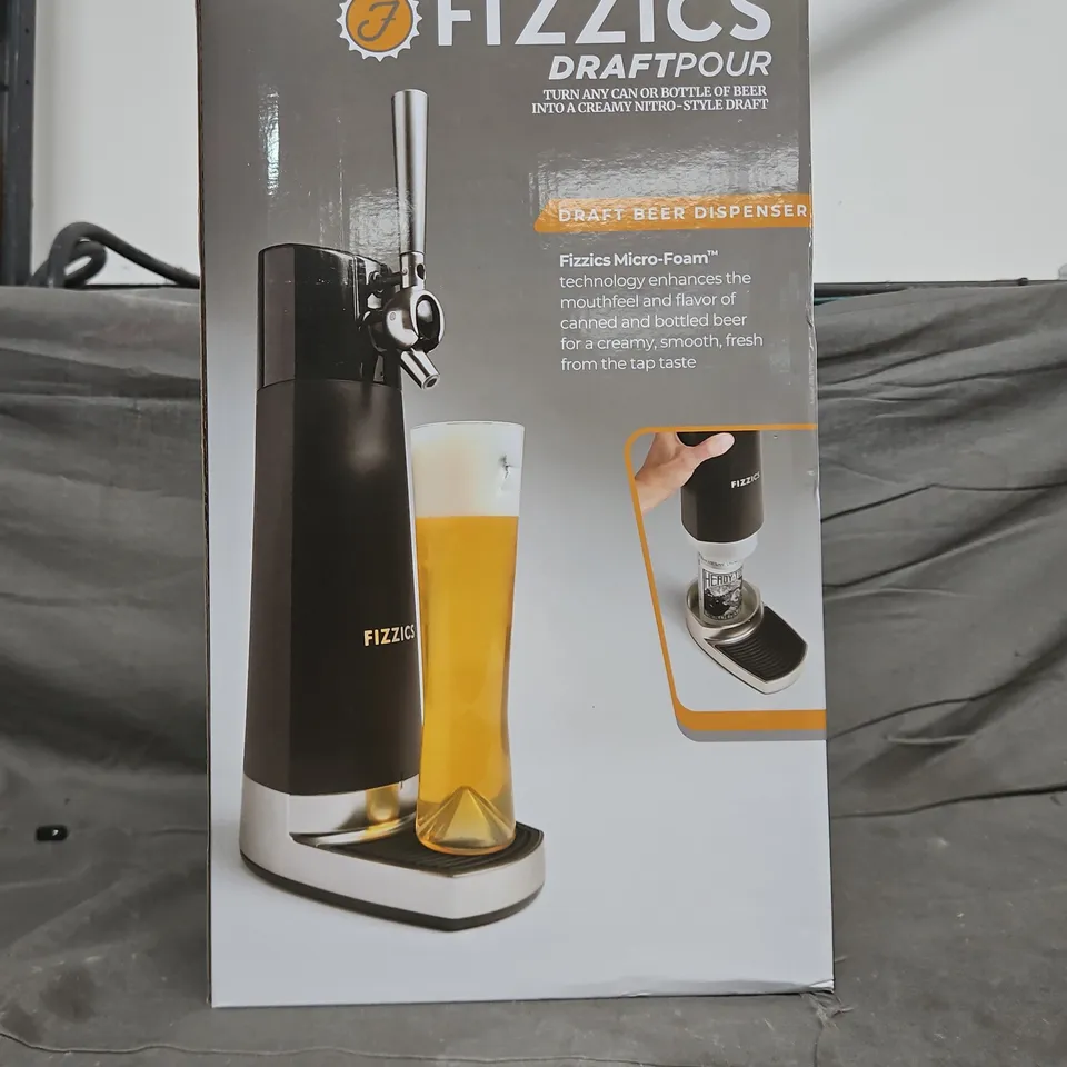 Fizzics DraftPour Beer Dispenser – Boxed