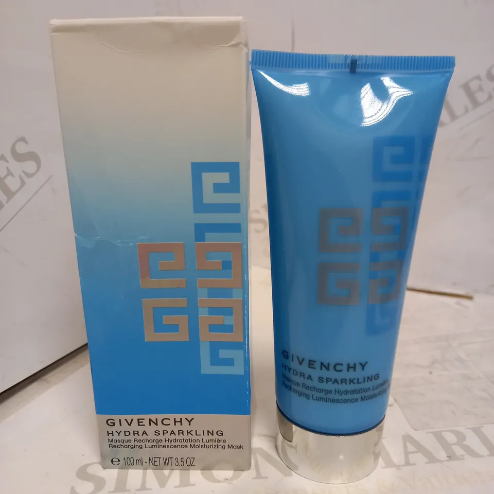 GIVENCHY HYDRA SPRAKLING RECHARGING LUMINESCENCE MOISTURISING MASK 100ML