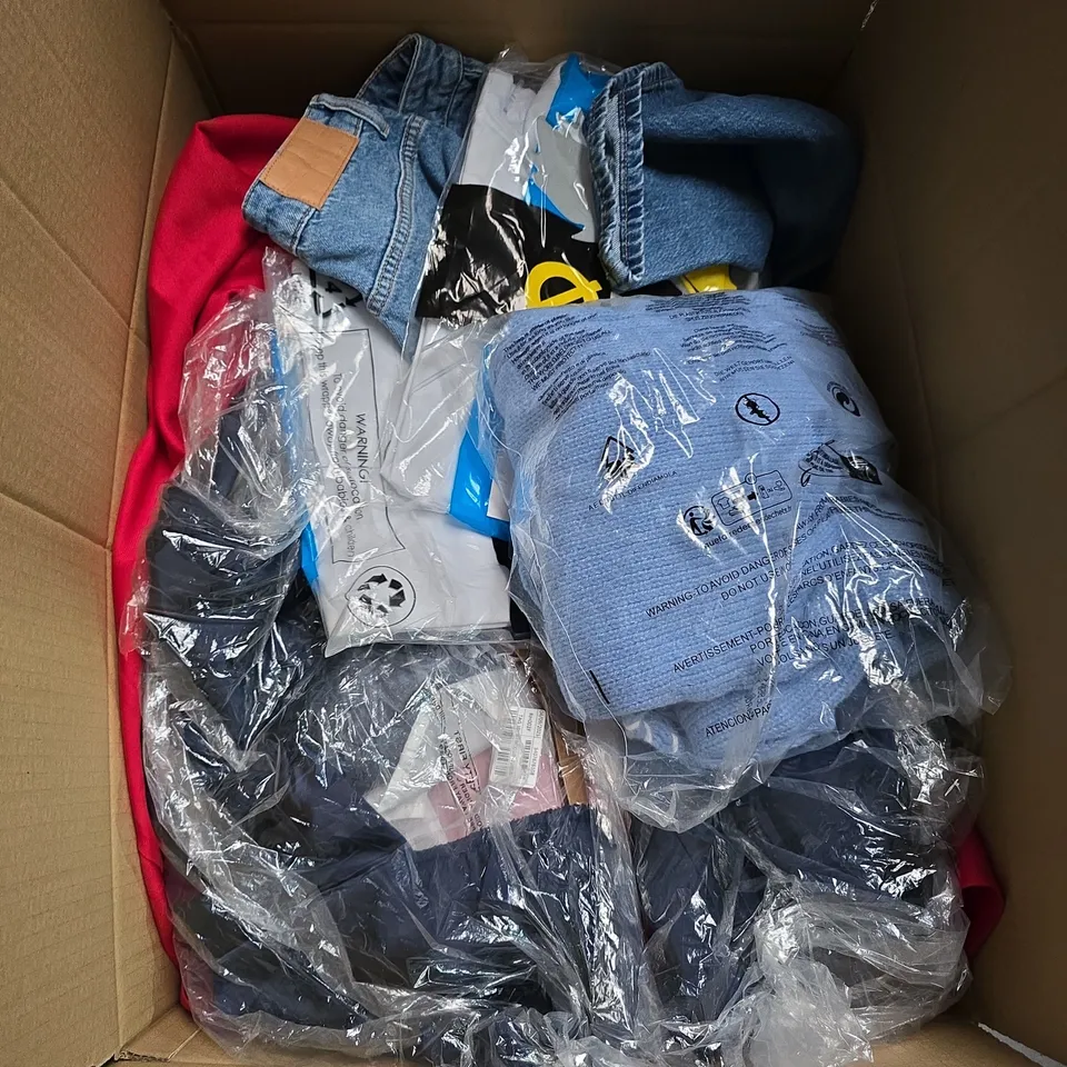 APPROXIMATELY 25 ASSORTED CLOTHING AND FASHION PRODUCTS IN VARIOUS STYLES AND SIZES - COLLECTION ONLY