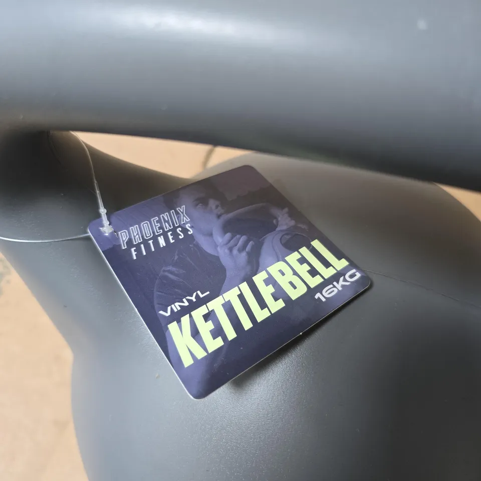 PHOENIX FITNESS VINYL KETTLEBELL 16KG