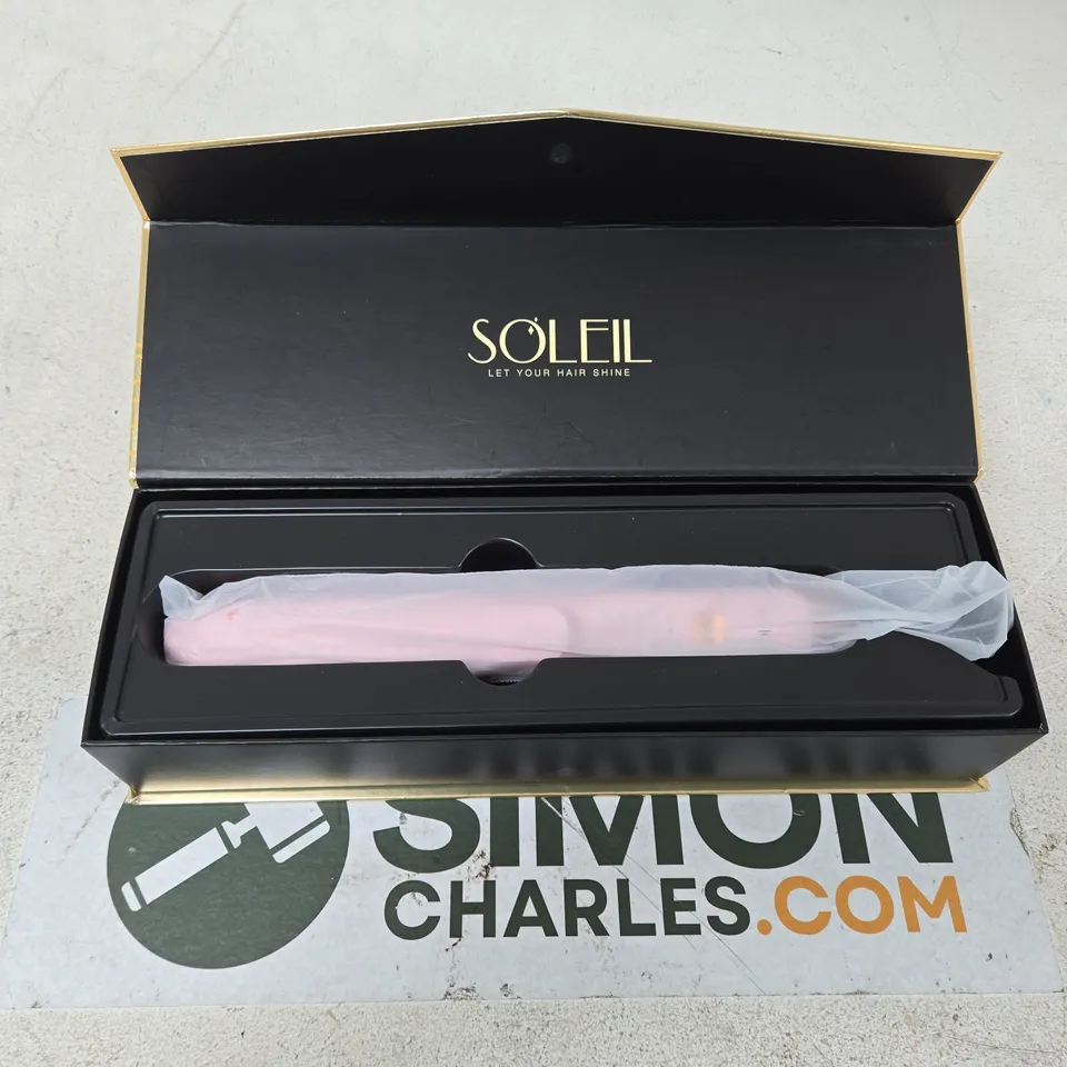 SOLEIL AIR GLIDER HAIR STRAIGHTENER – BABY PINK