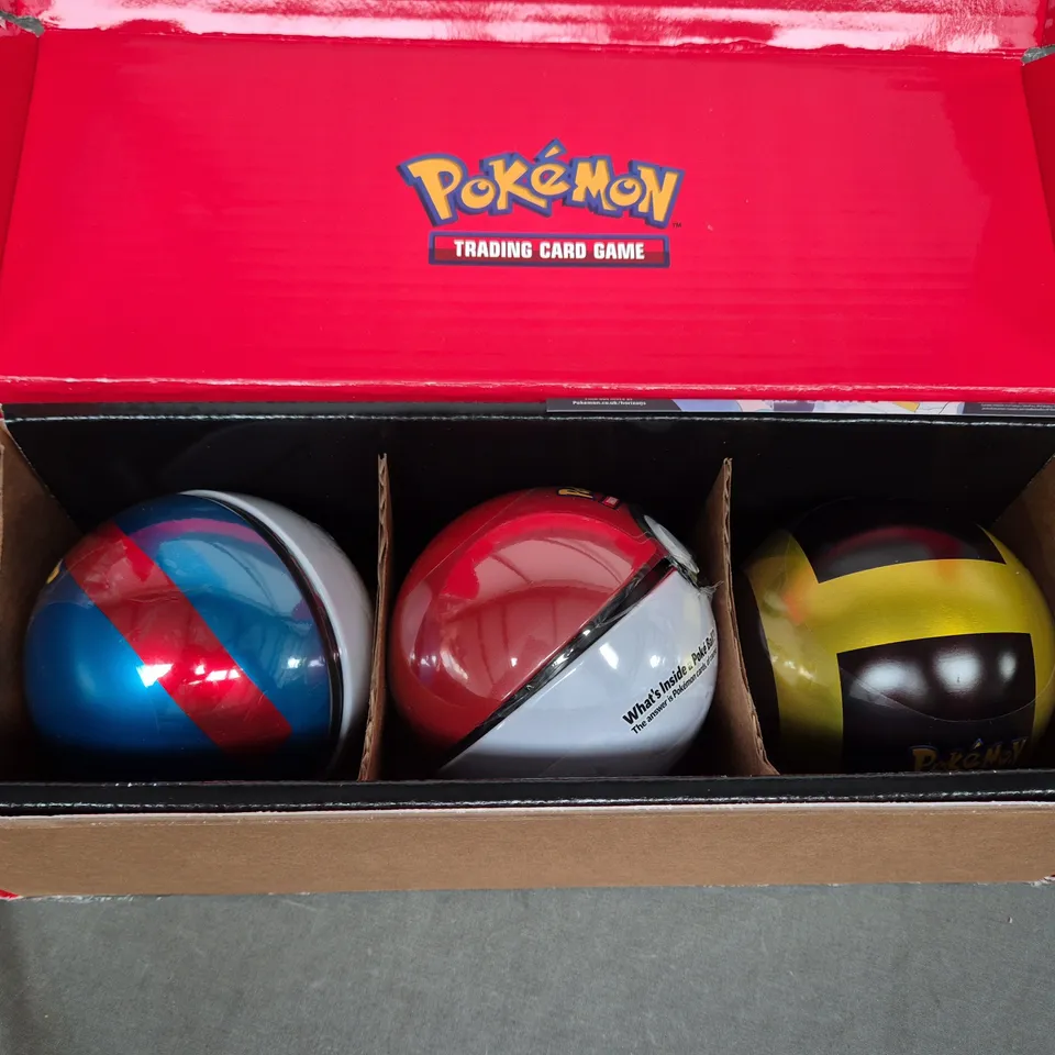 POKEMON - POKEBALL TIN 3 PACK BUNDLE