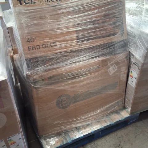 PALLET CONTAINING APPROXIMATELY 10 ASSORTED DAMAGED TVS