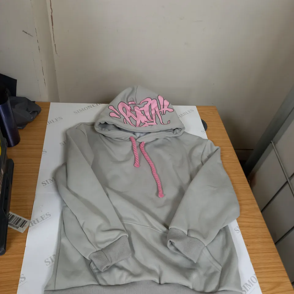 SYNA TRACKSUIT JUMPER GREY AND PINK