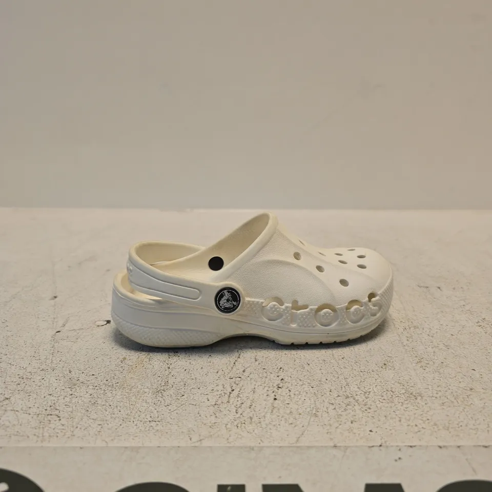 CROCS KIDS' WHITE CLOGS – UK SIZE CHILDREN'S 13