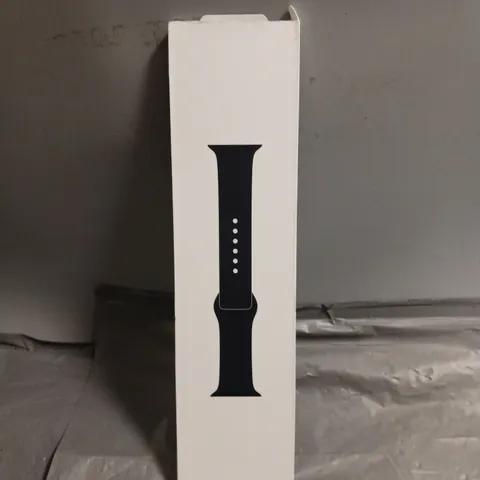 BOXED APPLE WATCH RUBBER STRAP IN BLACK 41MM