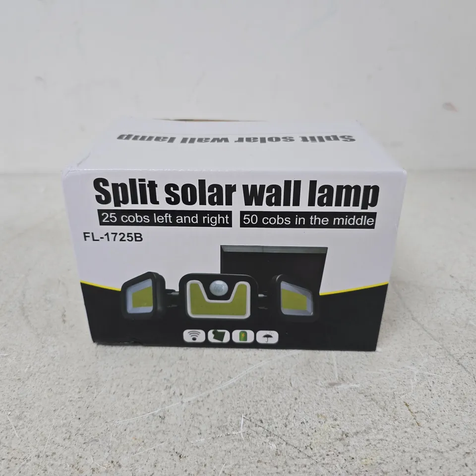 BOXED SPLIT SOLAR WALL LAMP (FL-1725B)