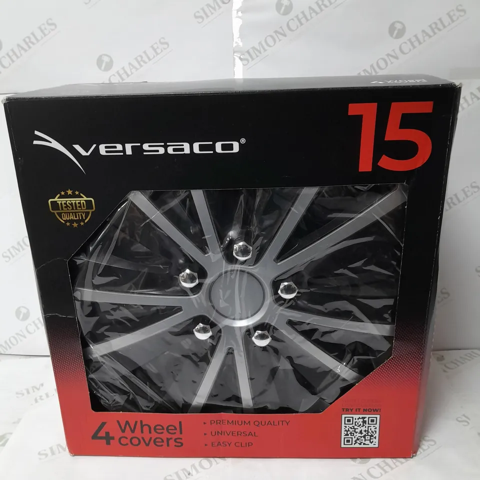 BOXED VERSACO 15 UNIVERSAL WHEEL COVERS 
