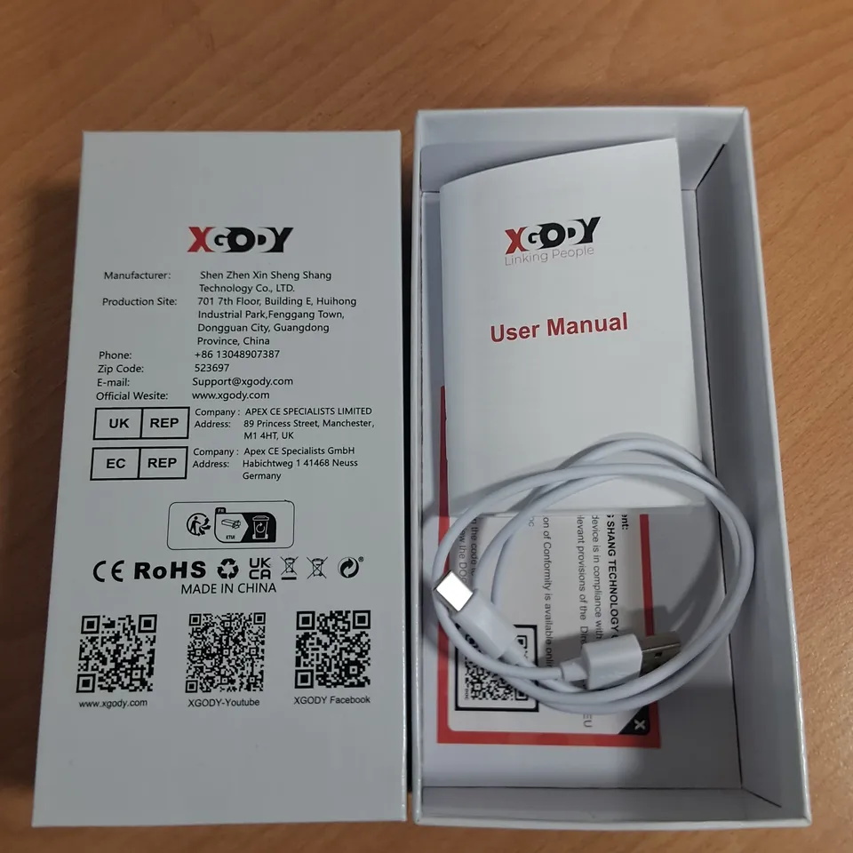 XGODY S200 FLIP PHONE IN BLACK
