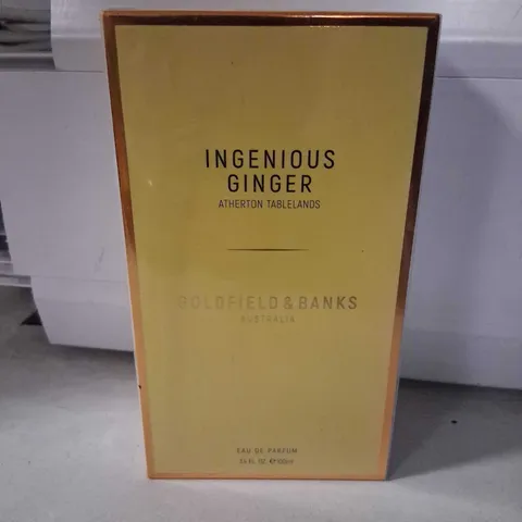 BOXED AND SEALED INGENIOUS GINGER GOLDFIELD AND BANKS AUSTRAILIA EAU DE PARFUM 100ML