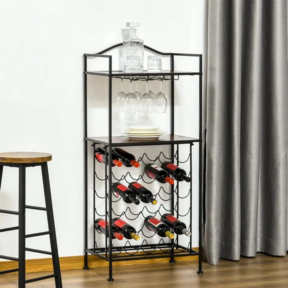 BOXED EGGERSTVILLA 30 BOTTLE HANGING WIN RACK