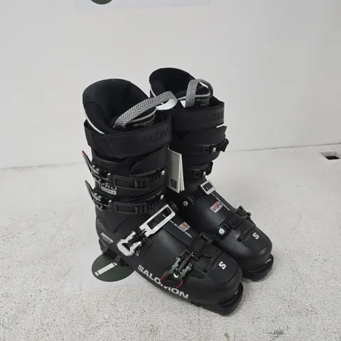 SALOMON SKI BOOTS – BLACK, MEN'S SKI BOOTS 28 28.5