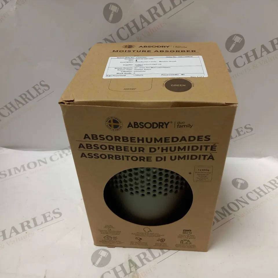 BOXED ABSODRY MOISTURE ABSORBER - GREEN