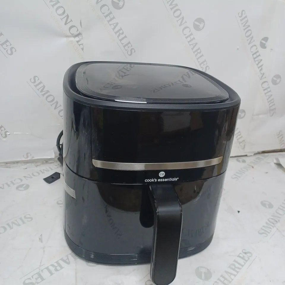 COOK'S ESSENTIALS 4L AIR FRYER IN BLACK