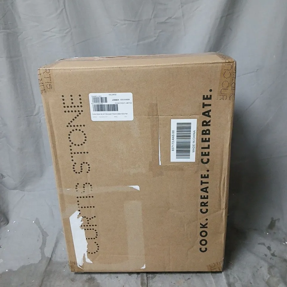 CURTIS STONE SET OF 2 DURA-PAN+ ROAST & BAKE STORE PAN