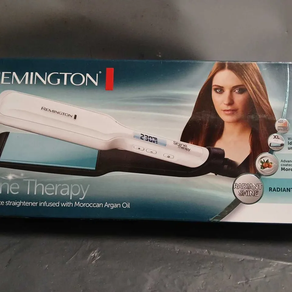 SEALED REMINGTON SHINE THERAPY PLATE STRAIGHTENER 