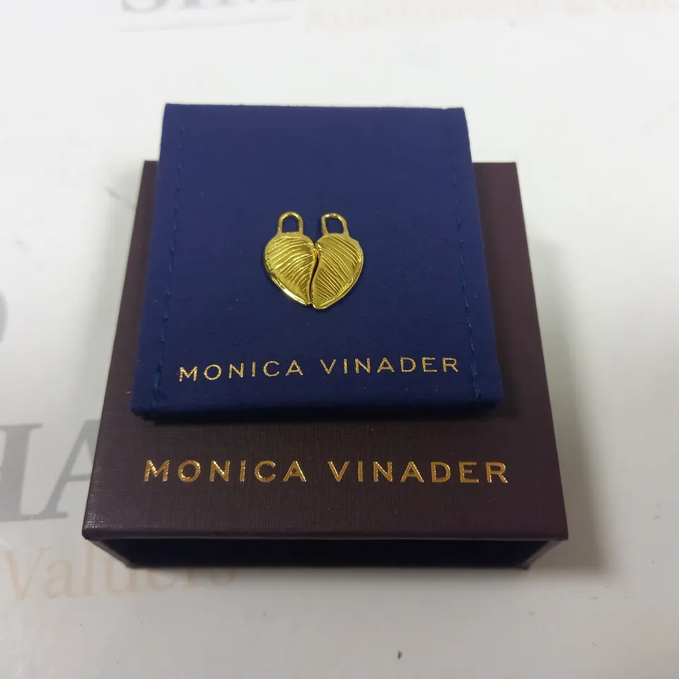 MONICA VINDER HEART SHAPED 2-PIECE NECKLACE ATTACHMENTS