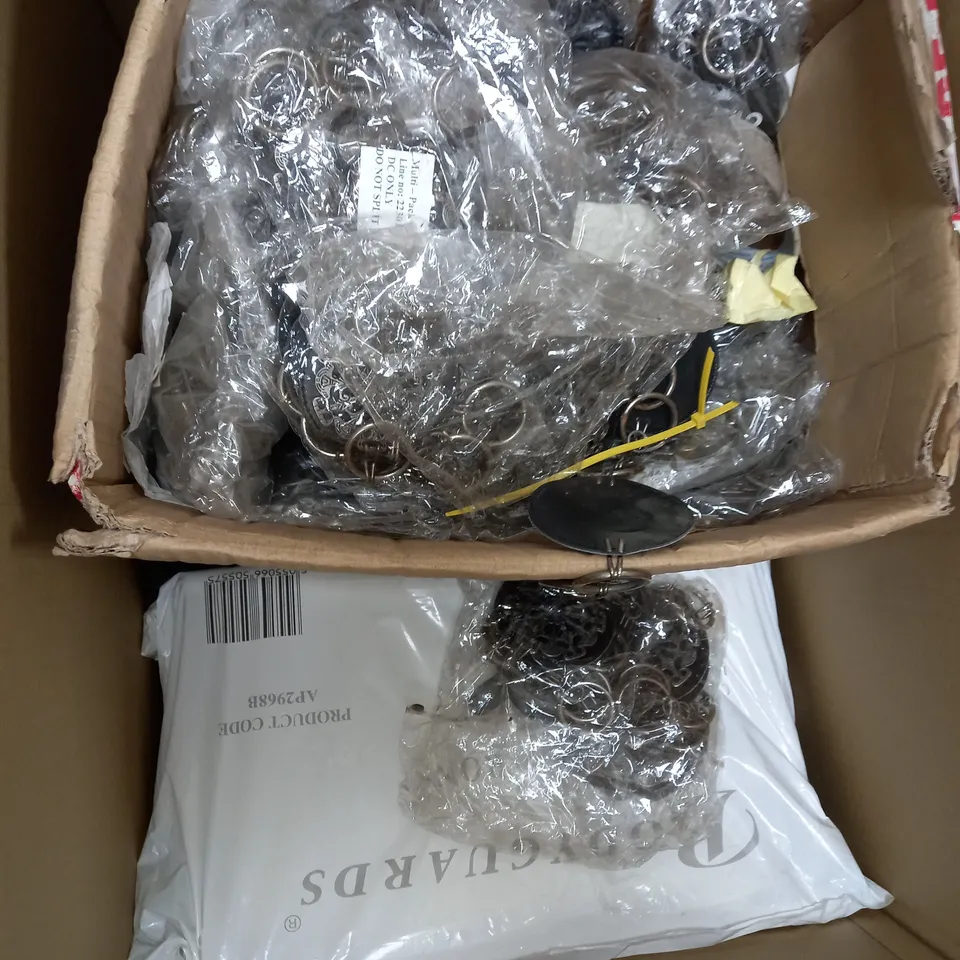 BOX OF APPROXIMATELY 10 ASSORTED ITEMS TO INCLUDE SHOES, APRONS, HAT ETC