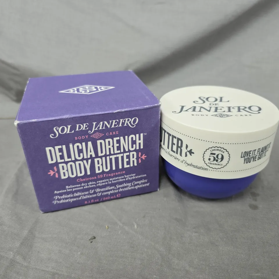 BOXED SOL DE JANEIRO DELICIA DRENCH BODY BUTTER (240ML)