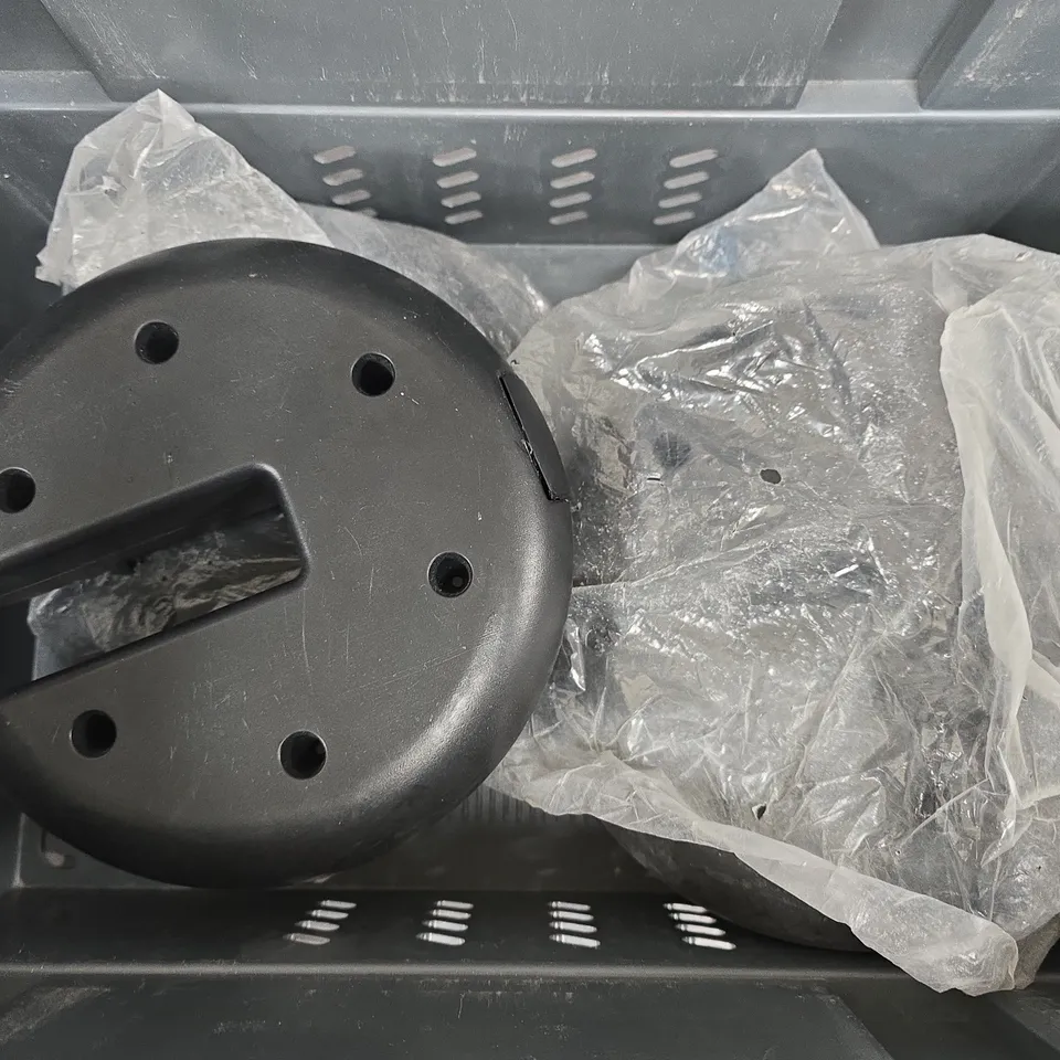 3X 2.3KG PARASOL WEIGHTS - COLLECTION ONLY