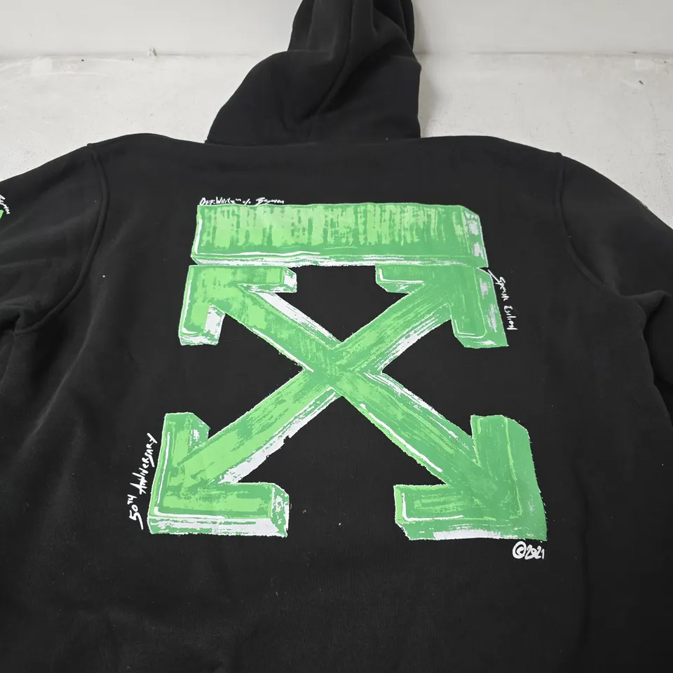 OFF-WHITE CASUAL GRAPHIC HOODIE - SIZE XXL