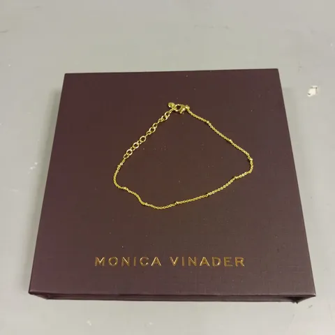 MONICA VINADER FINE BEADED CHAIN BRACELET