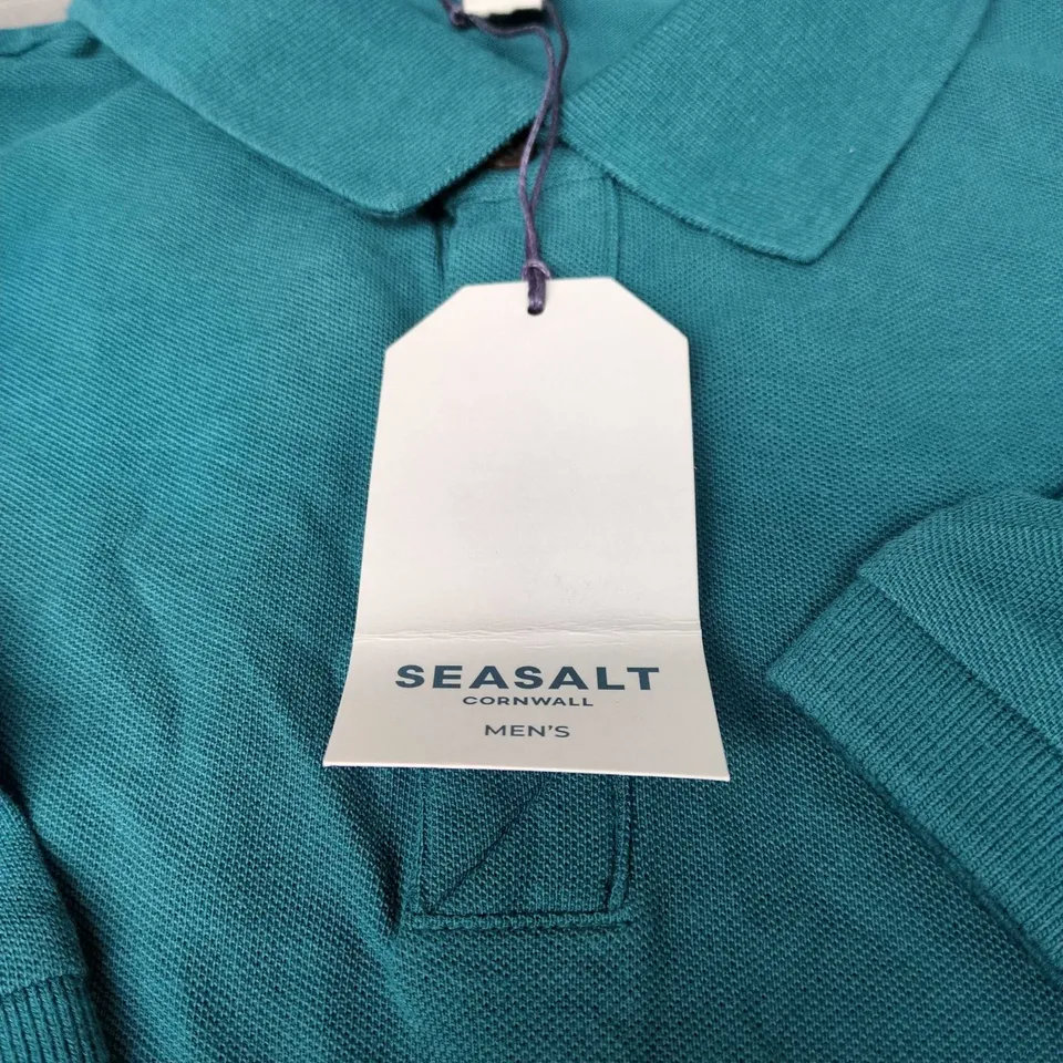 SEASALT CORNWALL MEN'S BALEFIRE POLO SHIRT – KINGFISHER (UK M)