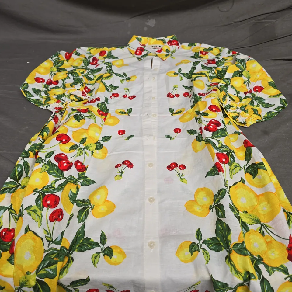 BODEN CLARA COTTON SHIRT DRESS - 12