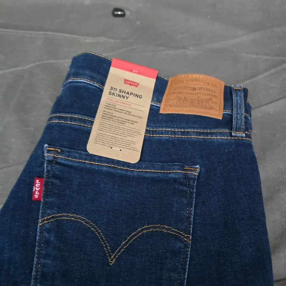 LEVI'S 311 SHAPING SKINNY JEANS – DARK INDIGO, UK 33 X 30