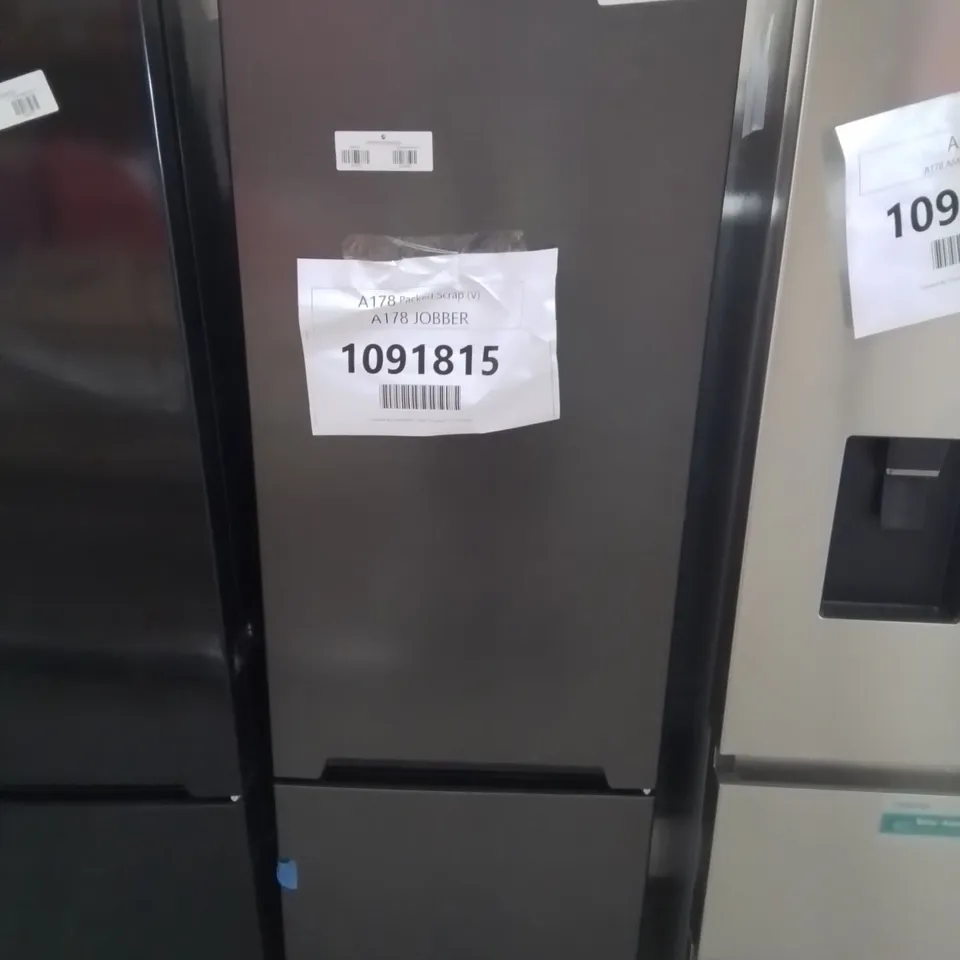 RUSELL HOBBS RH180FFFF55DS FREESTANDING FRIDGE FREEZER IN DARK STEEL - UNPROCESSED RAW RETURN 