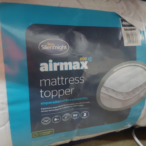 SILENTNIGHT AIRMAX 8cm MATTRESS TOPPER DOUBLE