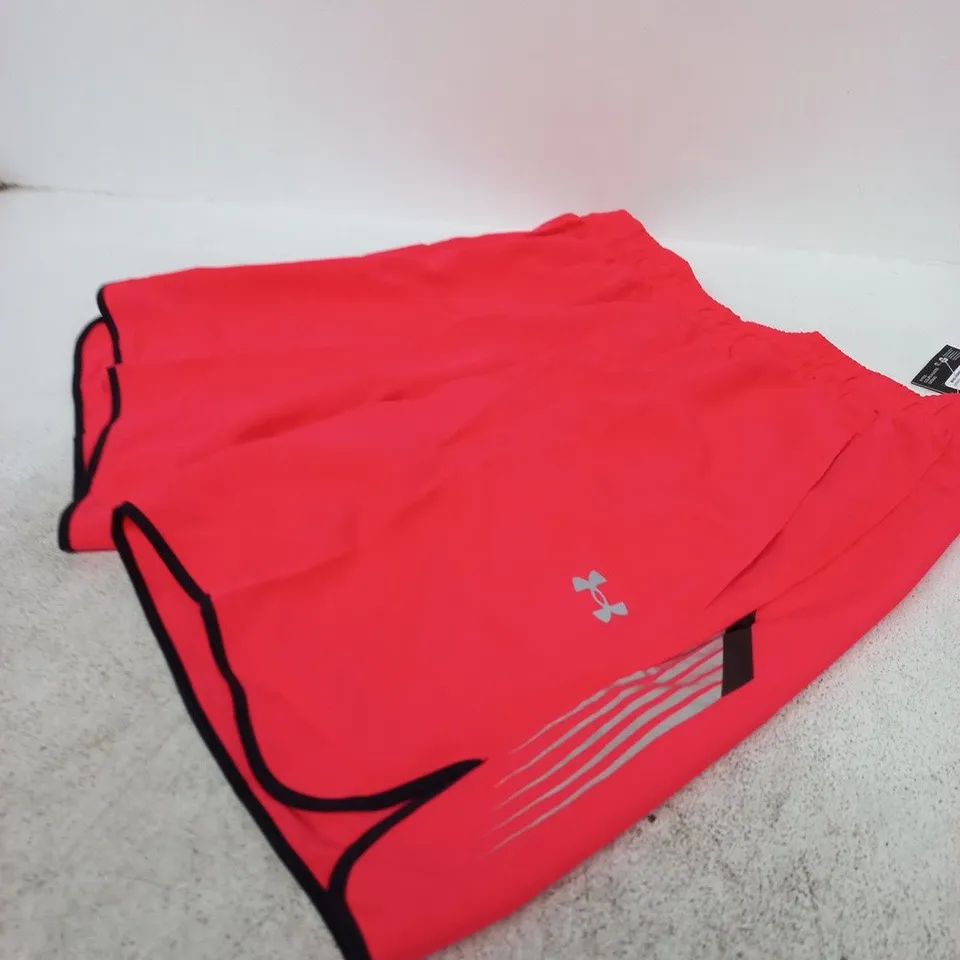 UNDER ARMOUR MENS VELOCITY 7IN SHORT – PINK (LARGE)