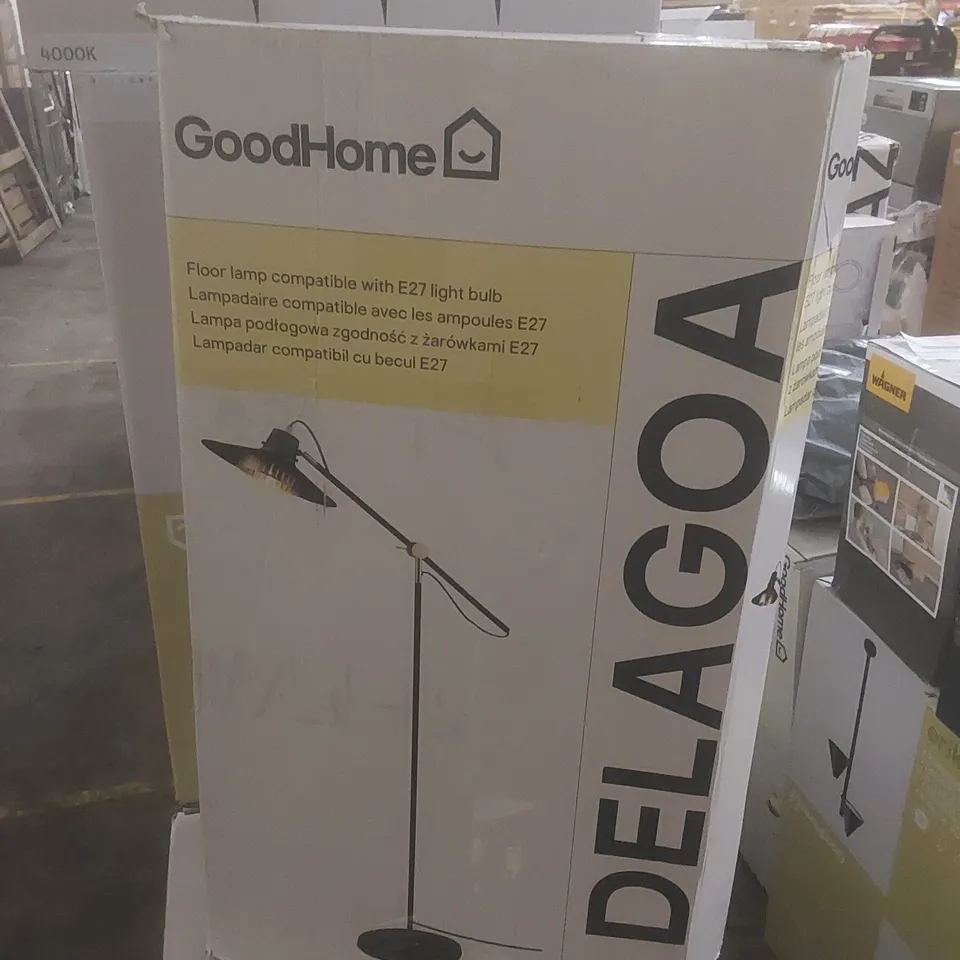 BOXED GOODHOME DELAGOA FLOOR LAMP