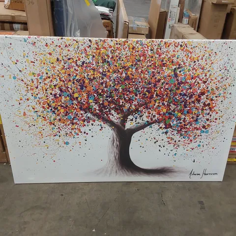 RAINBOW SOUL TREE BY ASHVIN HARRISON - PRINT ON CANVAS