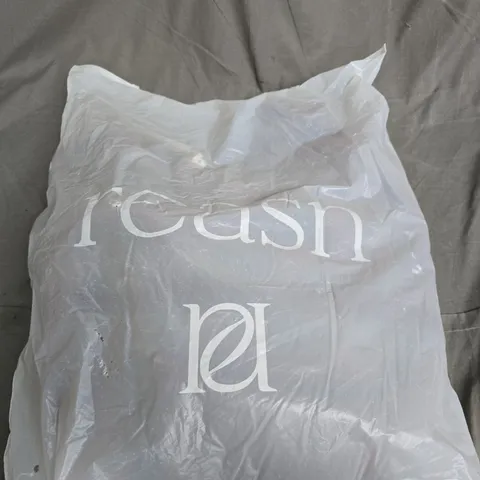 BAGGED REASN DARK CHERRY BORG HOODIE – OVERSIZED QUARTER ZIP, UK 14 (WOMEN'S)