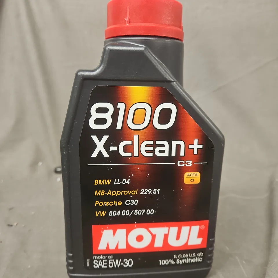 MOTUL 8100 X-CLEAN+ 5W-30 FULLY SYNTHETIC MOTOR OIL – 1 L