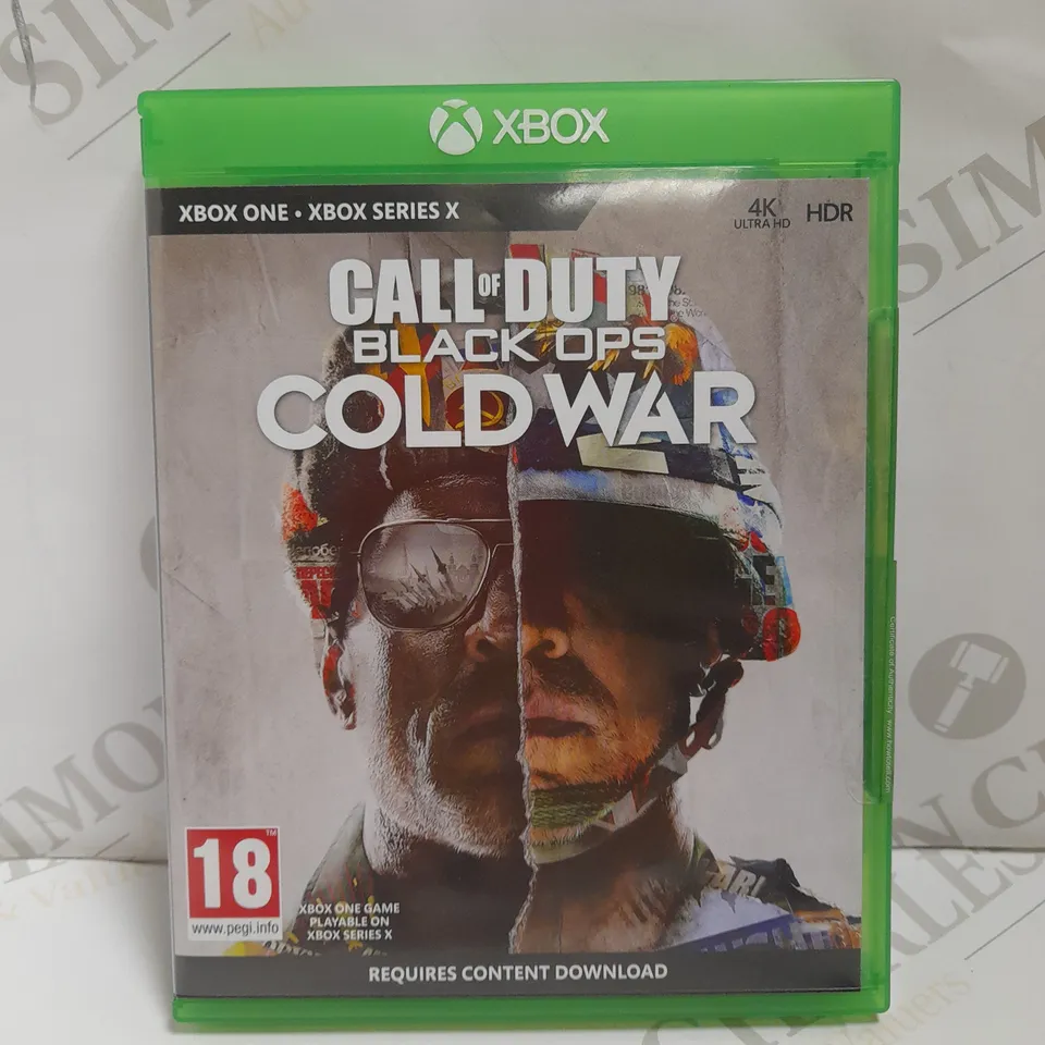 XBOX ONE CALL OF DUTY BLACK OPS COLD WAR RRP £70