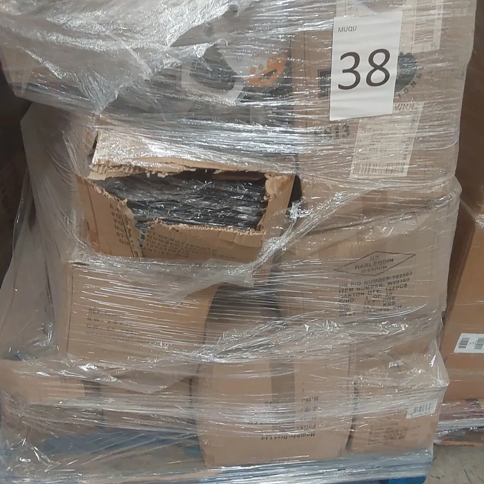 PALLET TO CONTAINING A VERY LARGE QUANTITY OF ASSORTED ITEMS INCLUDING: MIXING BOWLS, BAKING TRAYS, HEAD TORCHES, TOYS, RUBBER DUCKS ECT