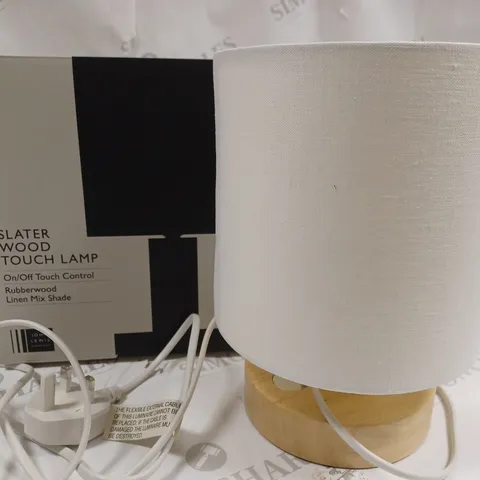 JOHN LEWIS SLATER WOOD TOUCH LAMP 