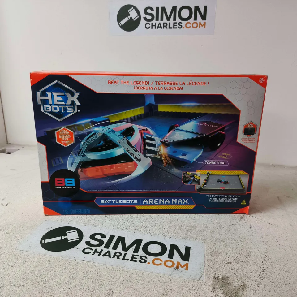 HEX BOTS BATTLEBOTS ARENA MAX – BOXED TOY SET