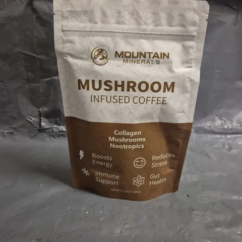 MOUNTAIN MINERALS MUSHROOM INFUSED COLLAGEN COFFEE 180G