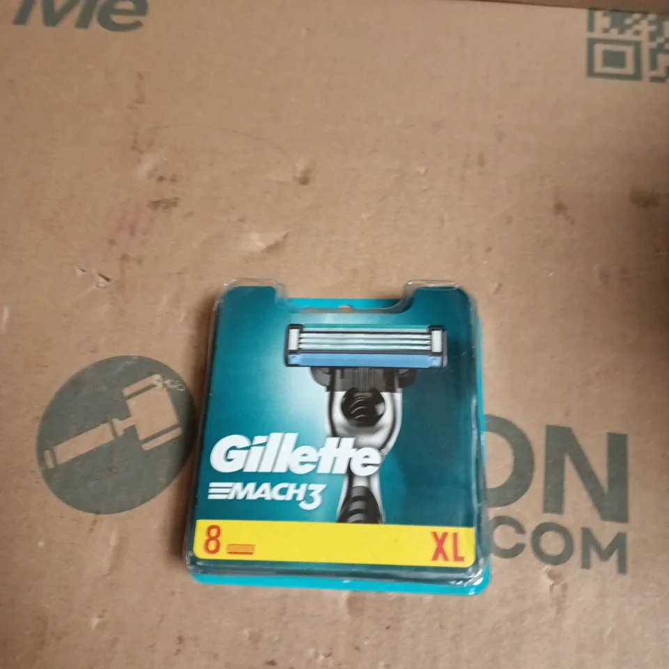 APPROXIMATELY 15 ASSORTED COSMETIC ITEMS INCLUDING RADOX SHOWER GEL  , GILLETTE MACH 3 RAZOR BLADE AND FLO DAY NIGHT PADS 