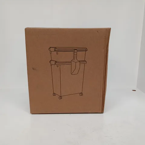 PET FOOD STORAGE CONTAINER BOXED BLACK